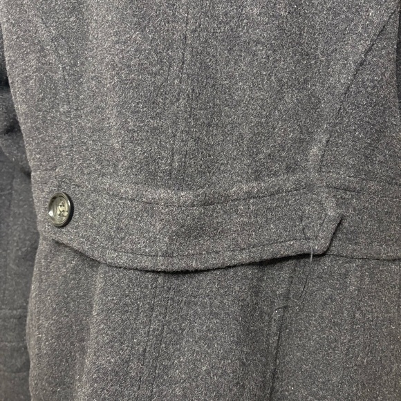 St John’s Bay Dark Gray Wool Double Breasted Peacoat Size Large - Picture 6 of 7